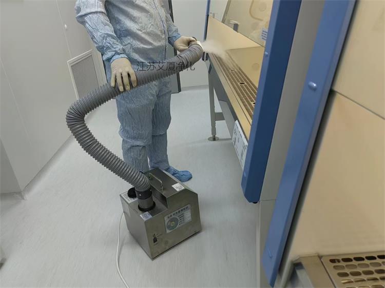 江苏苏州药厂车间10万级洁净室装修气流组织风量检测测试 (2)