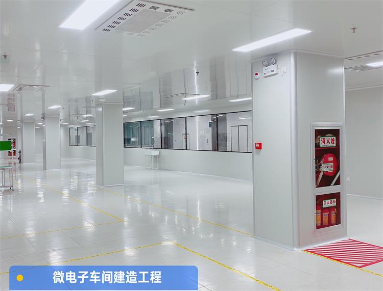浙江嘉兴10万级洁净室装修案例：微电子高精度SMT中试车间 (7)